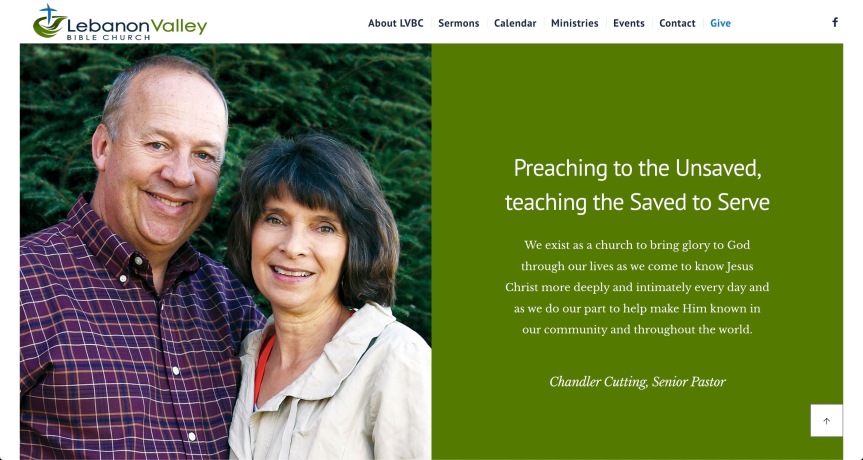 Senior Pastor Chandler Cutting - Lebanon Valley Bible Church